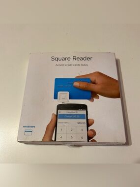 Square Reader
for contactless and chip credit cards